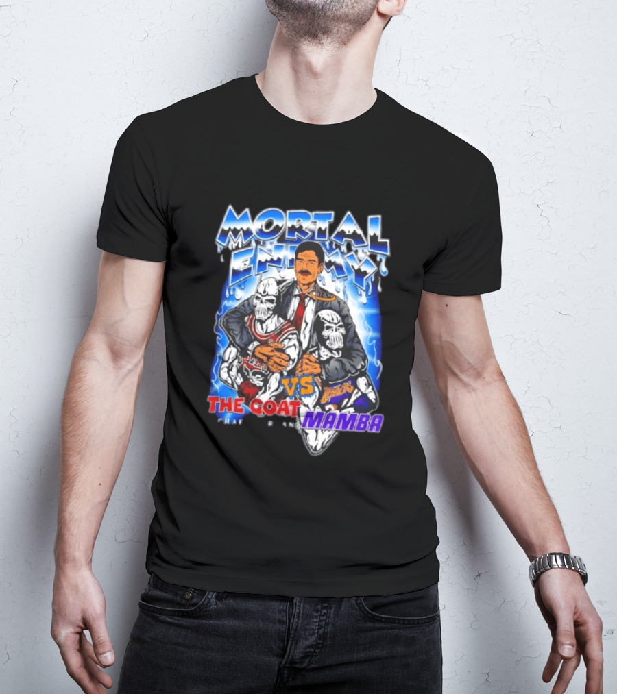 Mortal Enemy The GOAT Vs Mamba Michael Jordan Kobe Bryant Be Legendary T-Shirt