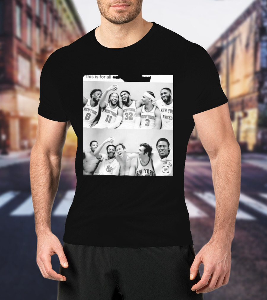 Jalen Brunson Karl Anthony Towns New York Knicks This Is For All Our Old Knick Fans T-Shirt