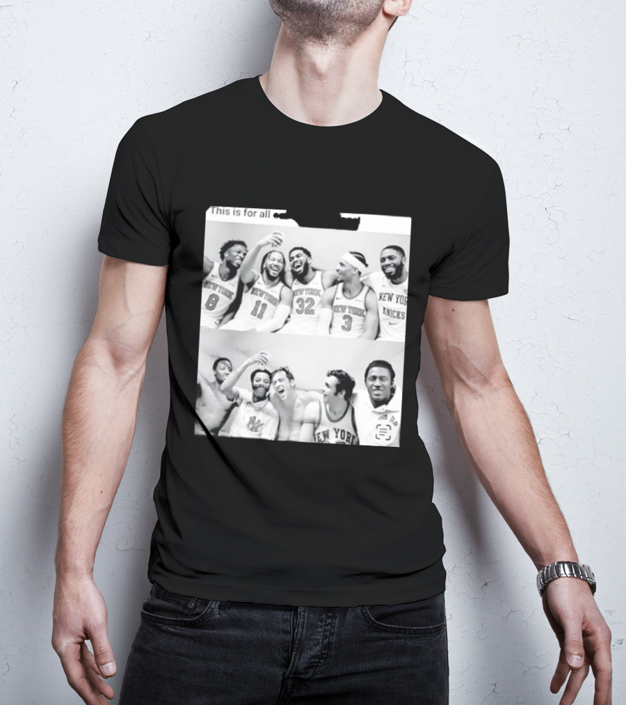 Jalen Brunson Karl Anthony Towns New York Knicks This Is For All Our Old Knick Fans T-Shirt