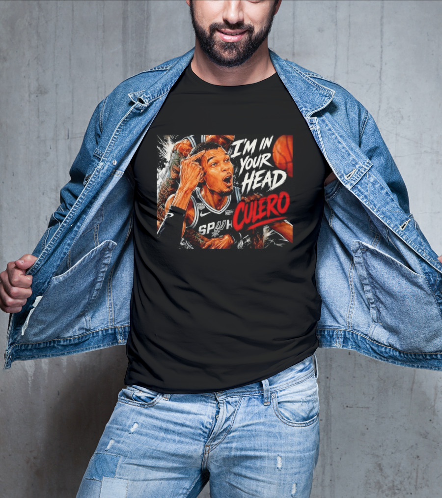 I'm In Your Head Culero Jeremy Sochan San Antonio Spurs NBA T-Shirt