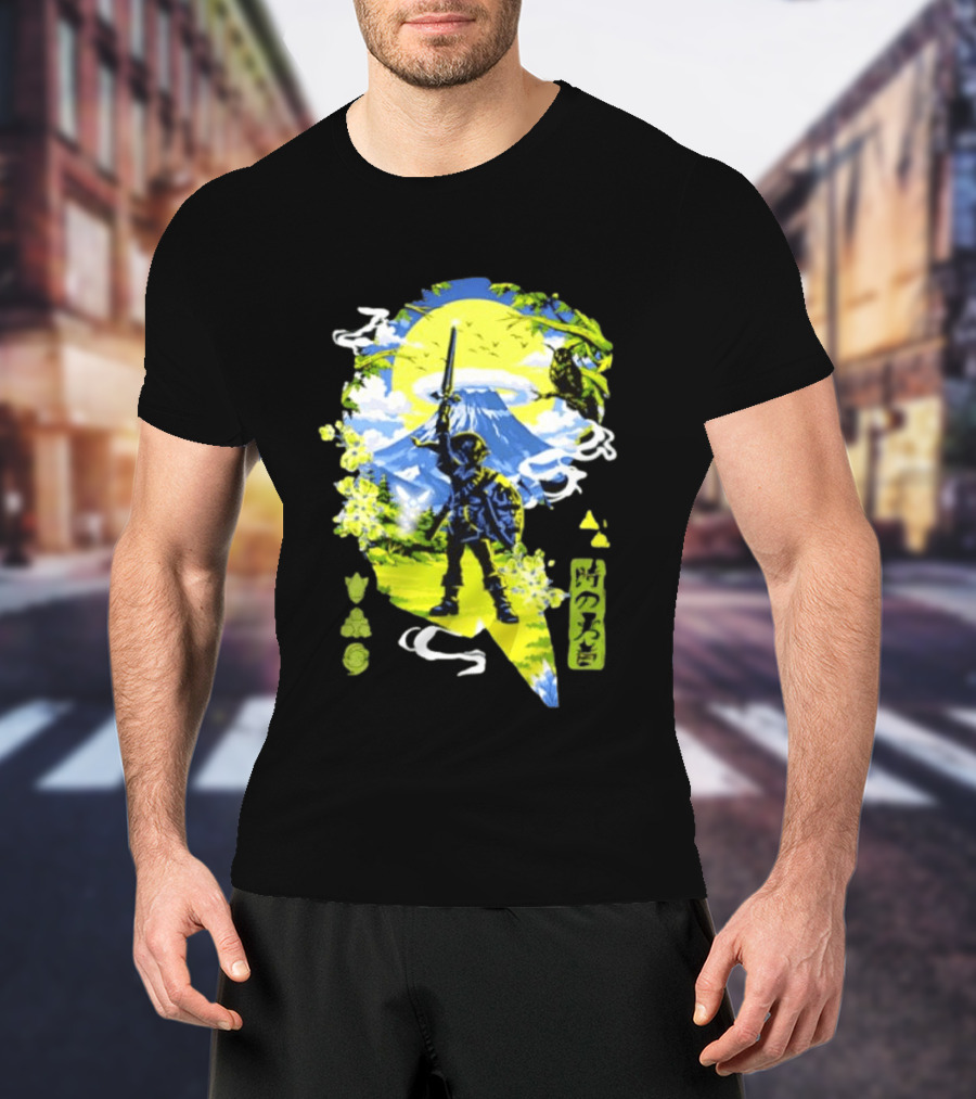 The Legend Of Zelda Link Hero Of Time Toki No Yusha Iconic Anime Style Adventure T-Shirt