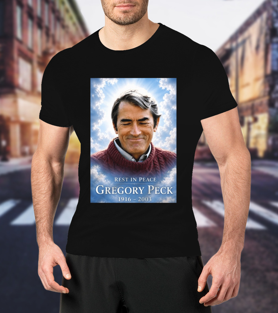 Rest In Peace Gregory Peck 1916 2003 Memorial T-Shirt