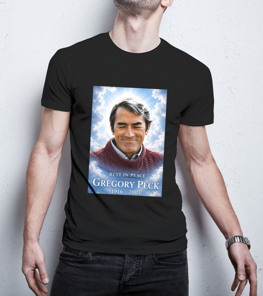 Rest In Peace Gregory Peck 1916 2003 Memorial T-Shirt