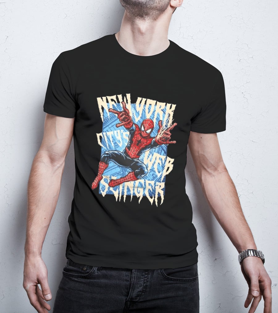 New York City's Web Slinger Spider Man T-Shirt