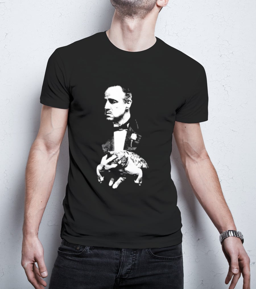 Vito Corleone Marlon Brando The Godfather Movie Film Noir T-Shirt