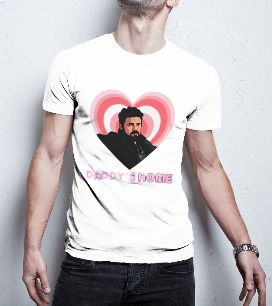 Daddy's Home The Boys Billy Butcher Heart T-Shirt