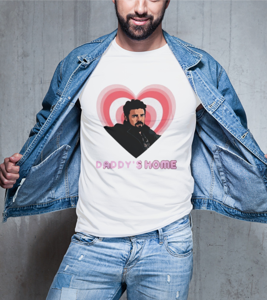 Daddy's Home The Boys Billy Butcher Heart T-Shirt