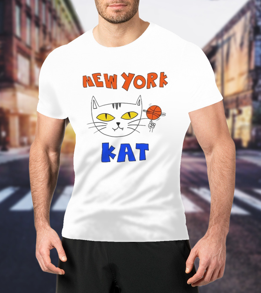 New York Kat Basketball T-Shirt