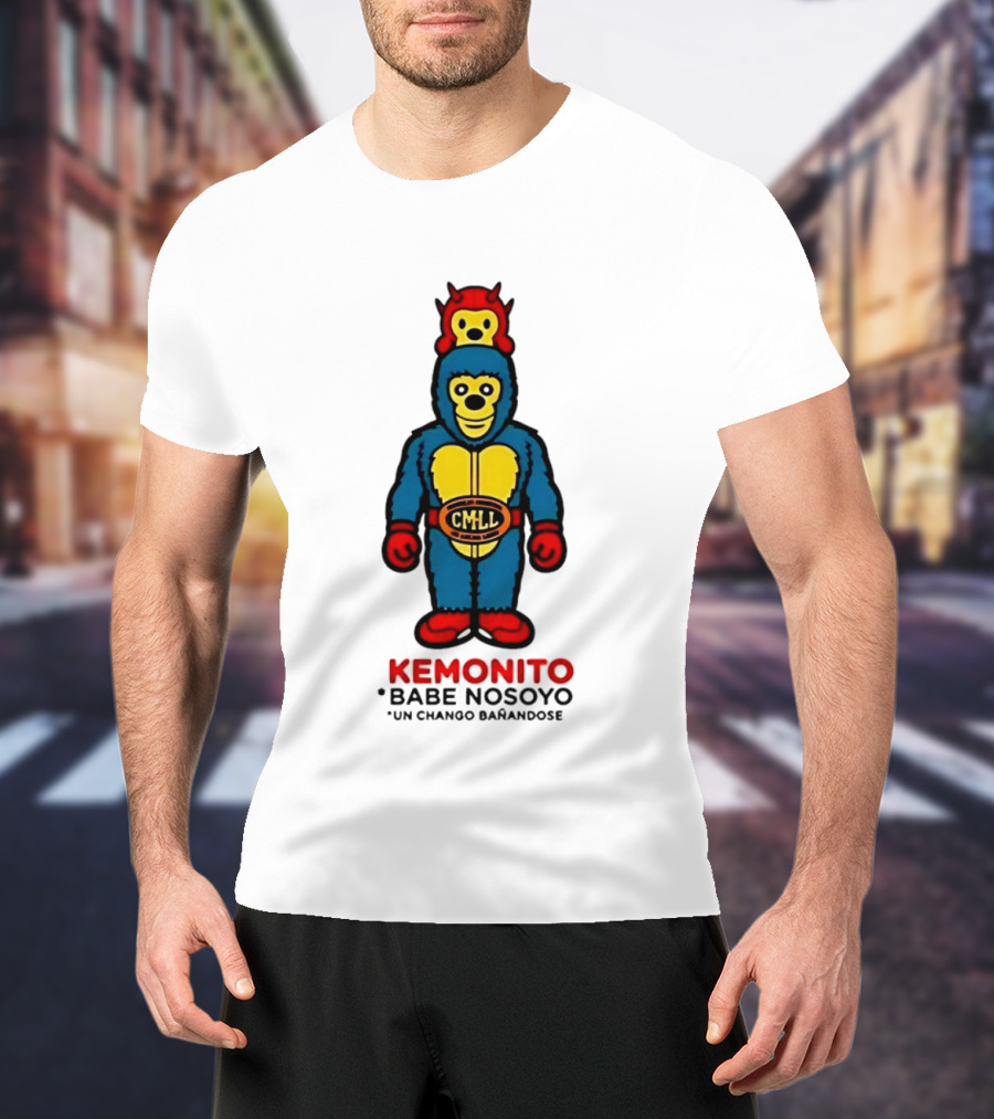 Kemonito CMLL Babe Nosoyo Un Chango Banandose Baby Milo T-Shirt
