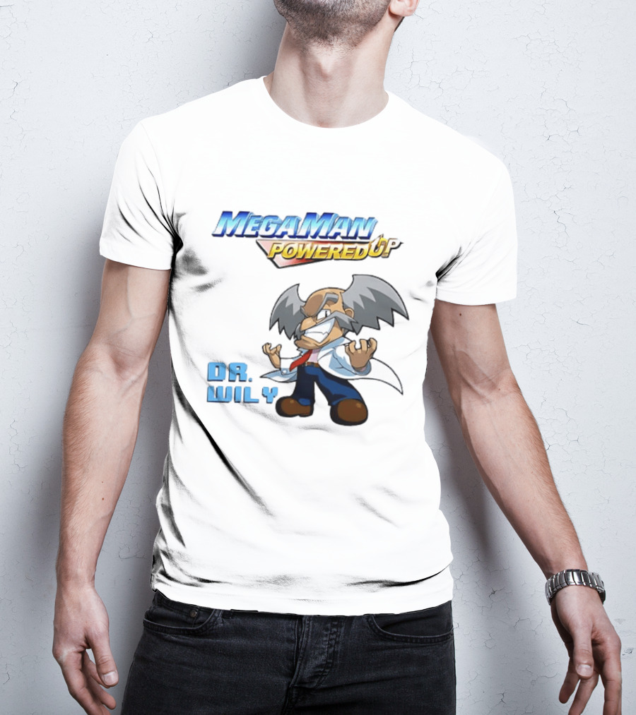 Mega Man Powered Up Dr Wily T-Shirt