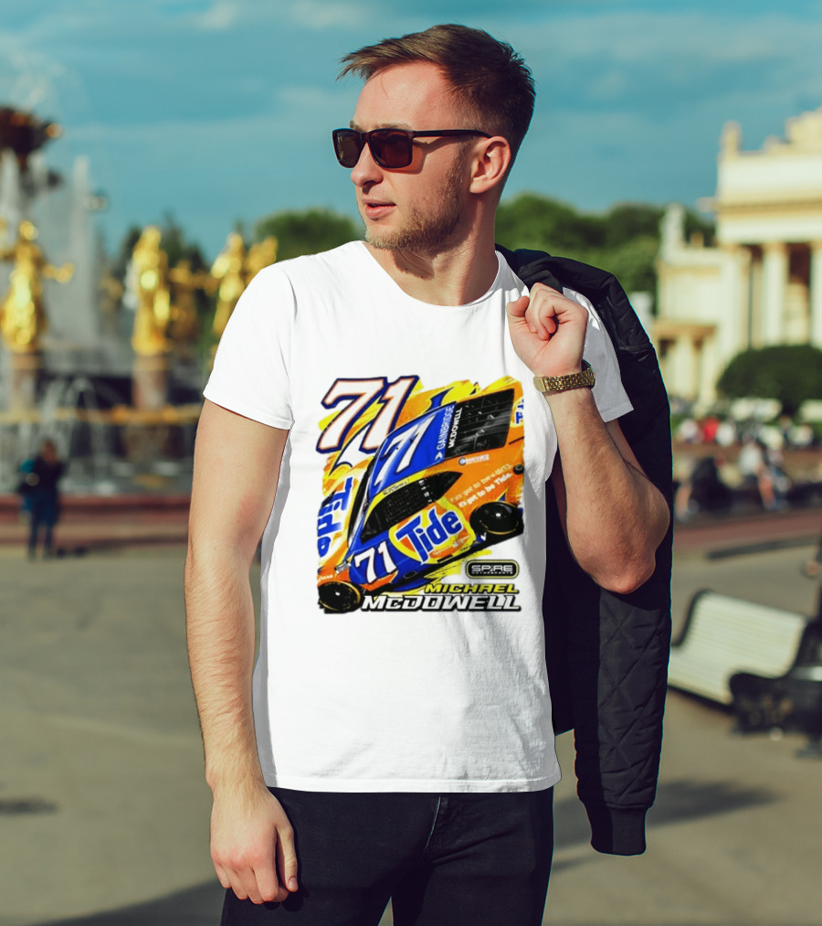 Michael McDowell Tide 71 NASCAR Racing Spire Motorsports Camry T-Shirt