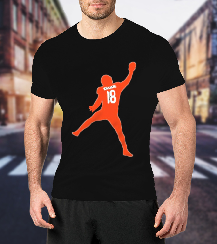 Chicago Bears Caleb Williams 18 Iceman Football Player T-Shirt