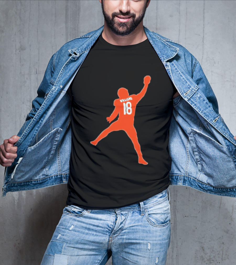 Chicago Bears Caleb Williams 18 Iceman Football Player T-Shirt