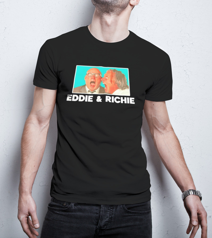 Eddie And Richie It's The Gas Man Classic Comedy Duo T-Shirt