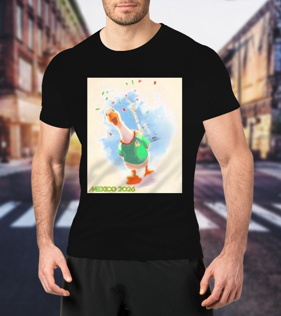 Goose Mexico Soccer Celebration 2026 T-Shirt