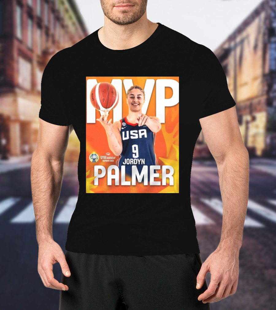 USA Basketball Jordyn Palmer MVP FIBA U18 Women's AmeriCup 2026 T-Shirt
