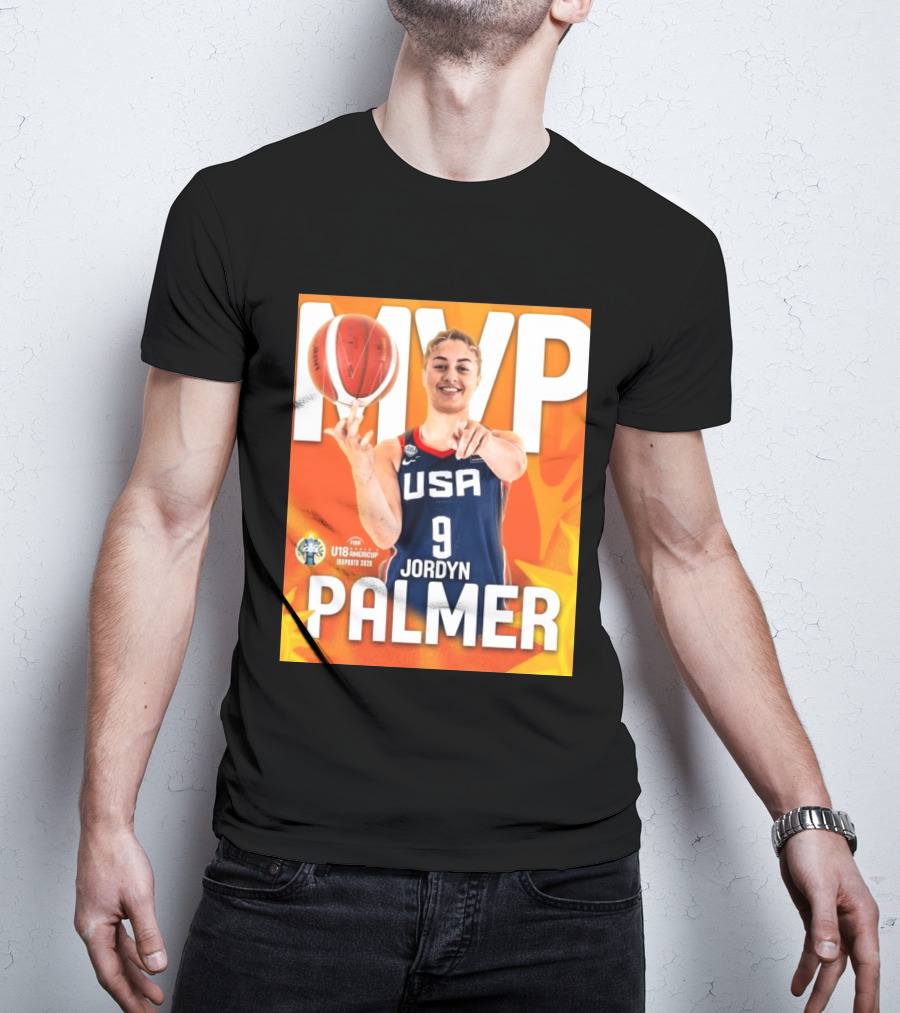 USA Basketball Jordyn Palmer MVP FIBA U18 Women's AmeriCup 2026 T-Shirt