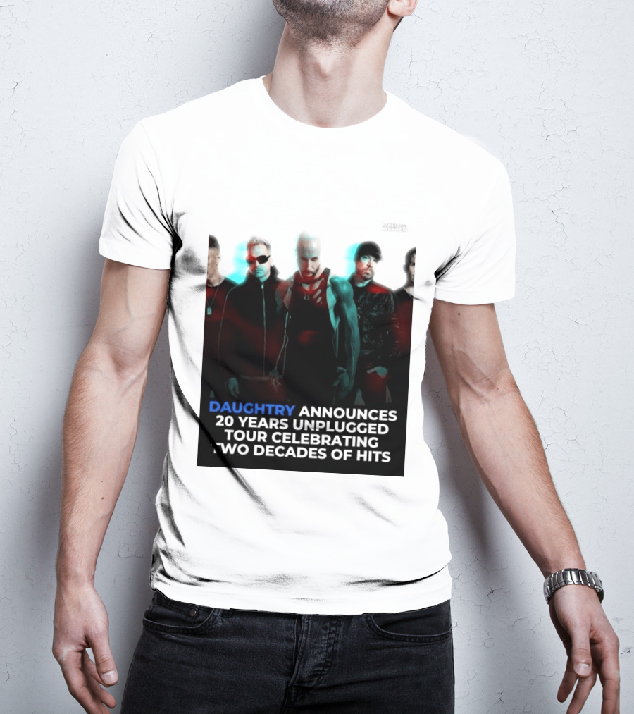 Daughtry Announces 20 Years Unplugged Tour Celebrating Two Decades Of Hits Music Mayhem T-Shirt