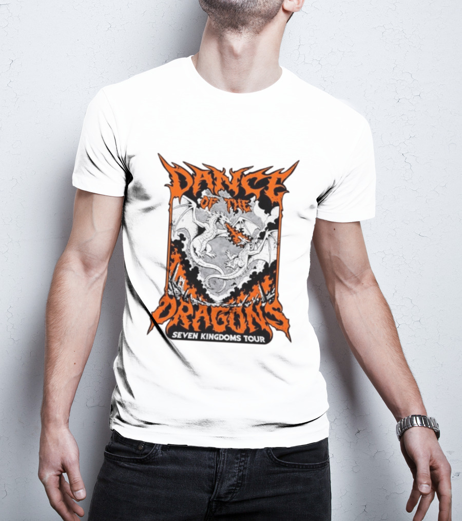 Dance Of The Dragons Seven Kingdoms Tour House Targaryen Fire Breathing T-Shirt