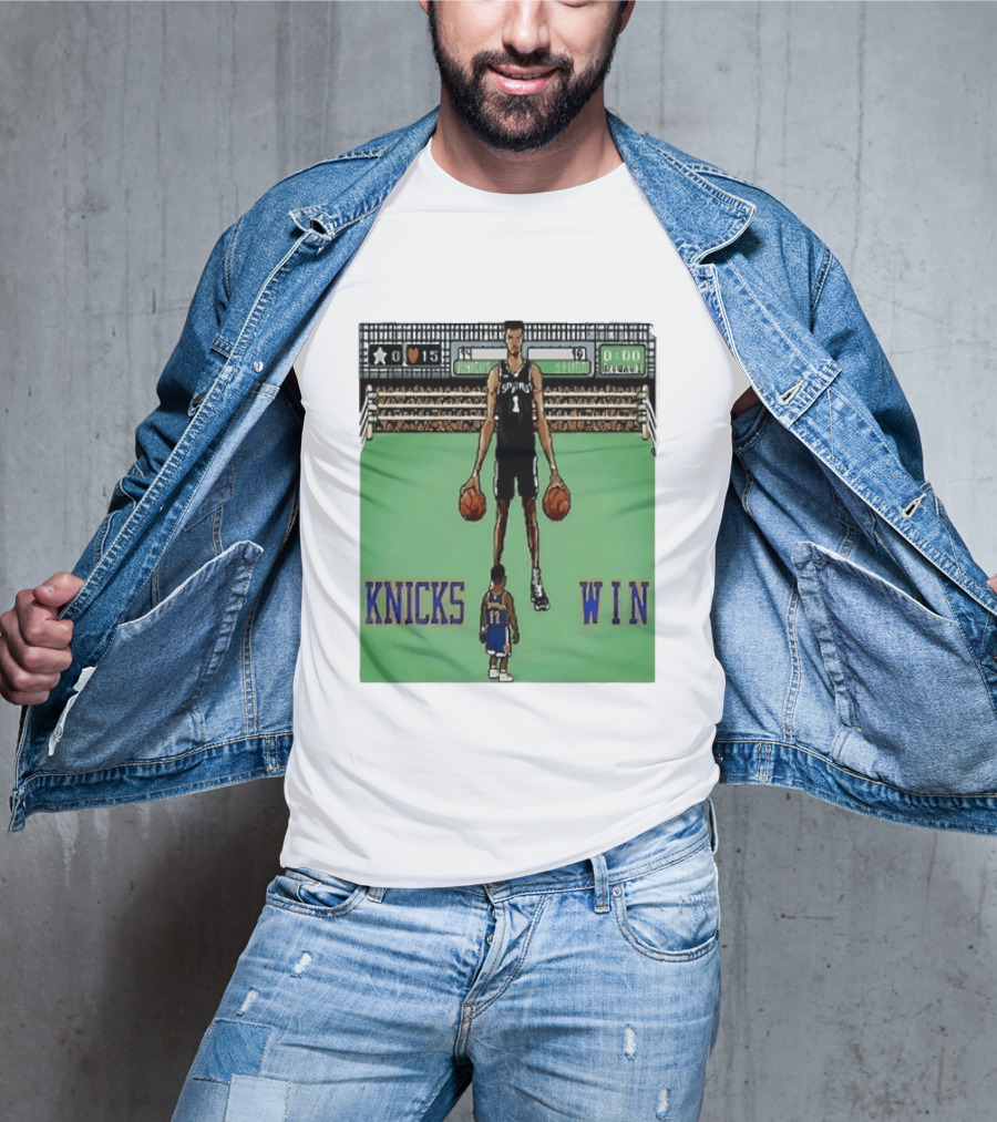 Victor Wembanyama San Antonio Spurs Jalen Brunson New York Knicks Win NBA Game T-Shirt