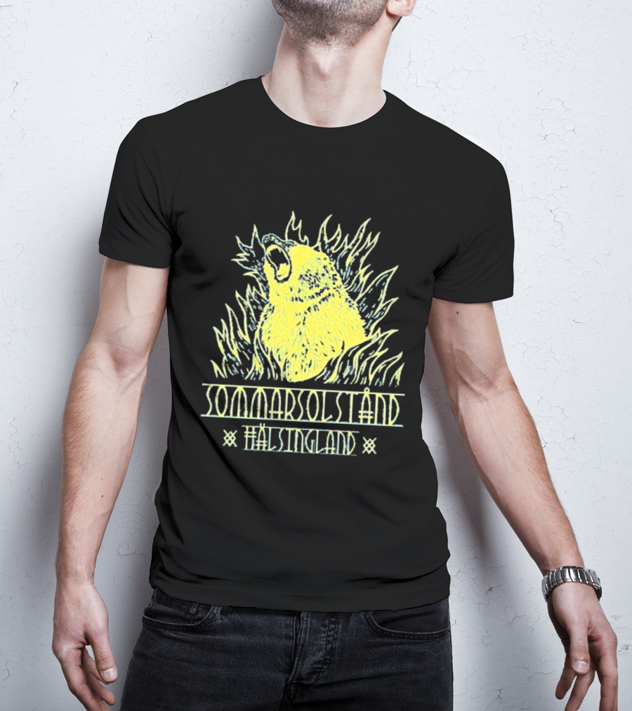 Sommarsolstånd Hälsingland Bear Flame T-Shirt