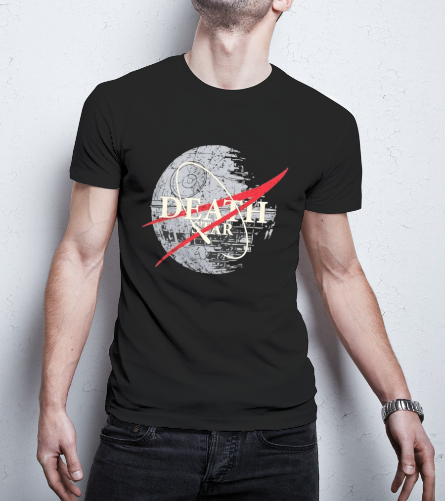 Death Star And The NASA T-Shirt