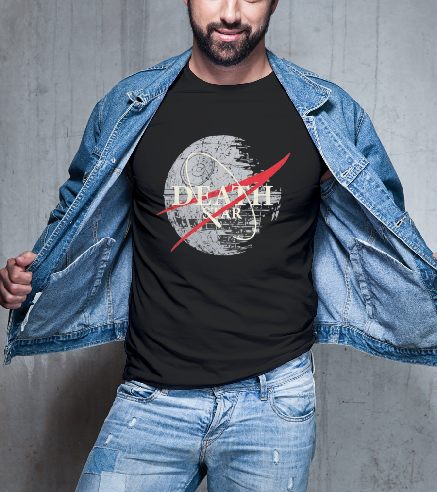 Death Star And The NASA T-Shirt