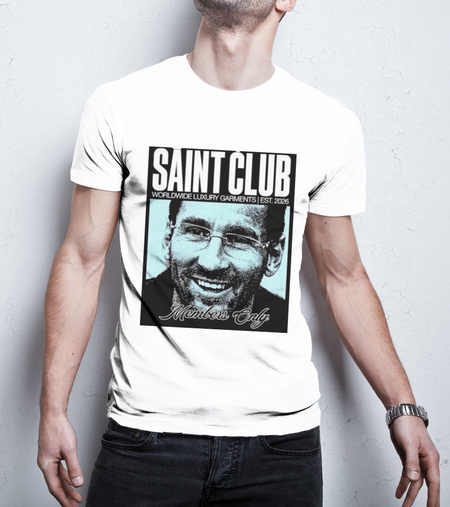 SAINT CLUB Worldwide Luxury Garments Est. 2026 Members Only T-Shirt