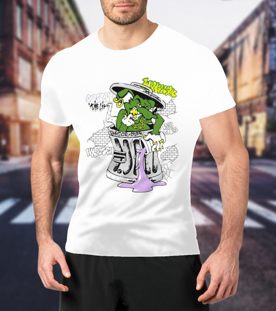 Escape Plan Ghetto Slime Rat Trash Can Die Lit Back Rooms Holadsch T-Shirt