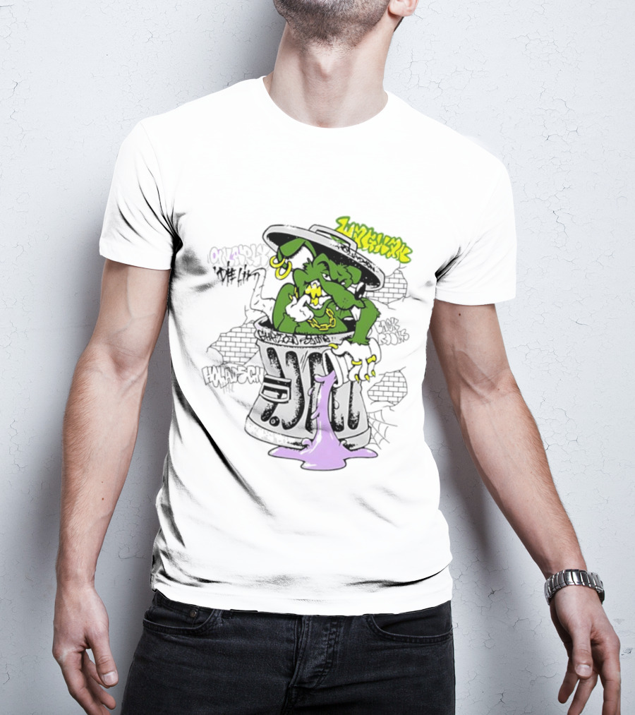Escape Plan Ghetto Slime Rat Trash Can Die Lit Back Rooms Holadsch T-Shirt