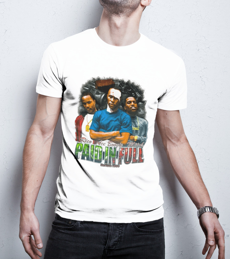 Rico Ace Boogie Mitch Paid In Full Harlem 1986 Iconic Movie T-Shirt