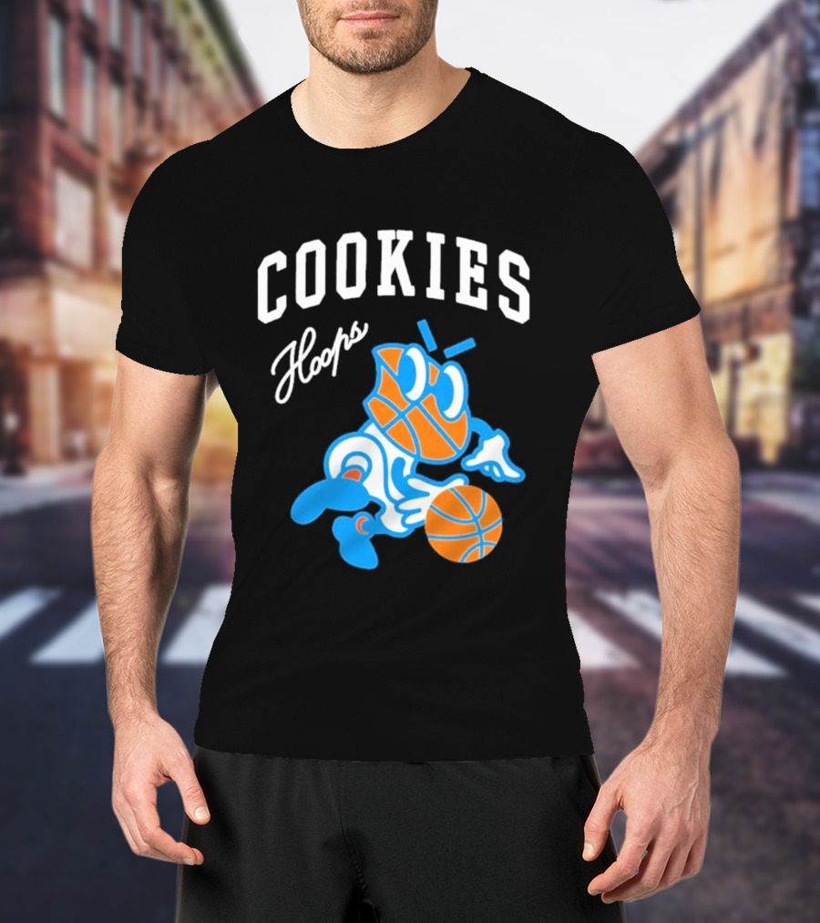 Cookies Hoops Basketball Cartoon Character Streetwear T-Shirt