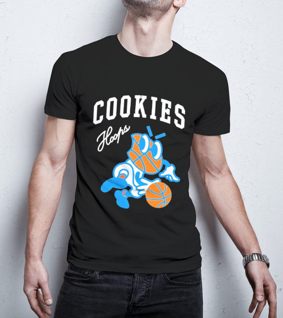 Cookies Hoops Basketball Cartoon Character Streetwear T-Shirt