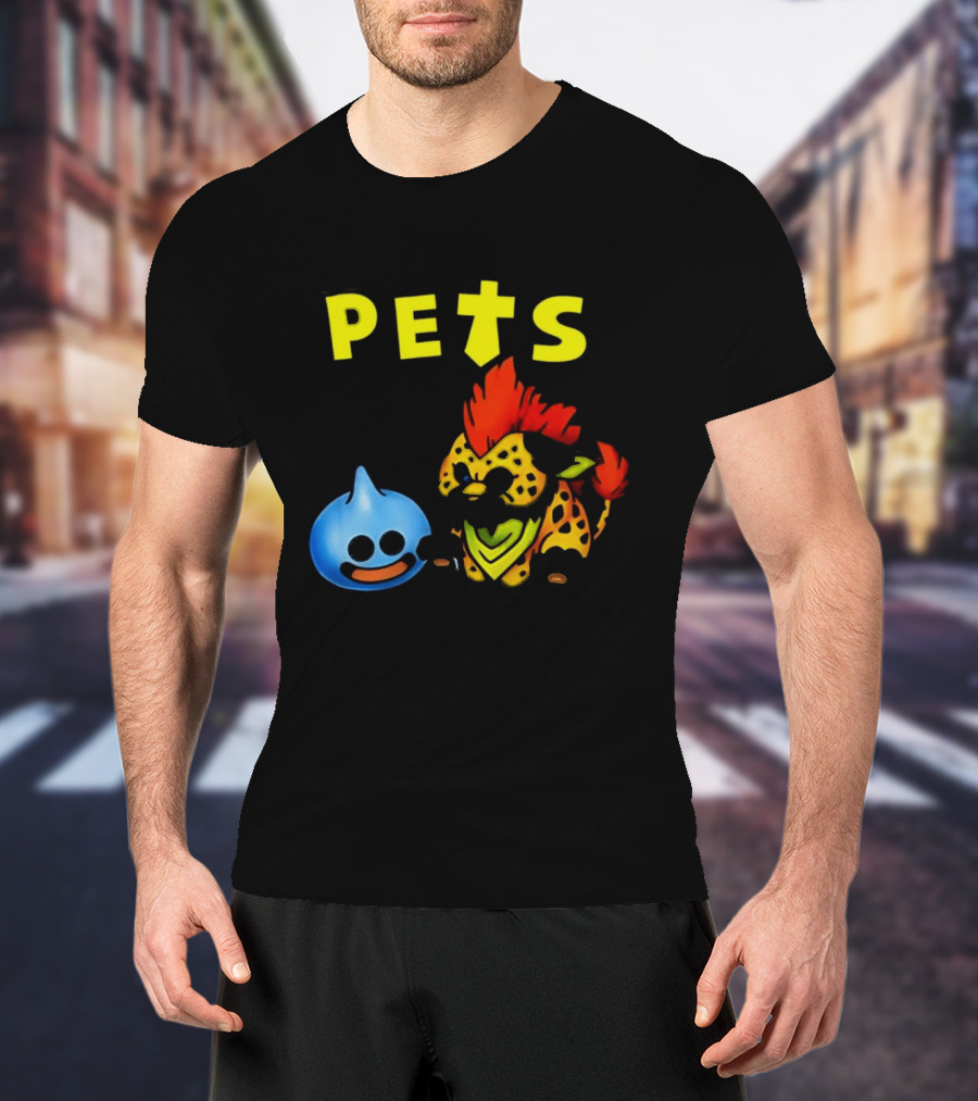 Dragon Quest Pets Slime And Great Sabrecat T-Shirt
