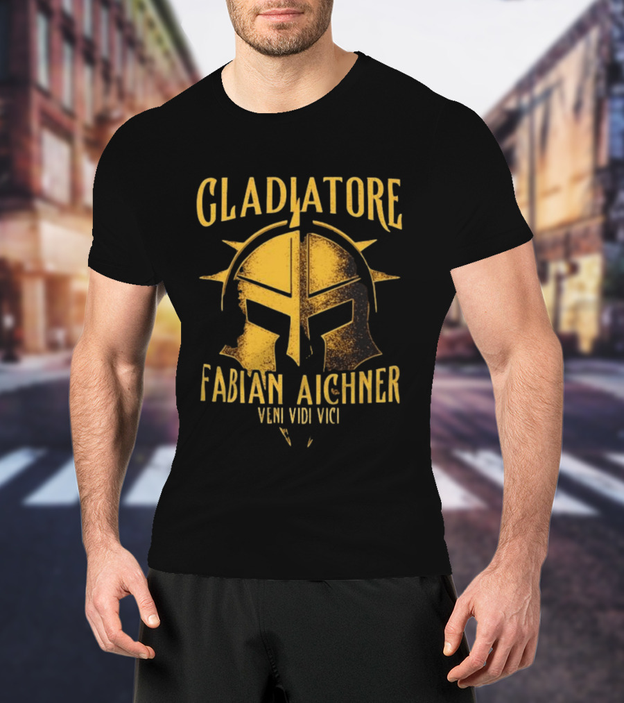 Gladiatore Fabian Aichner Veni Vidi Vici Wrestlers Helmet T-Shirt