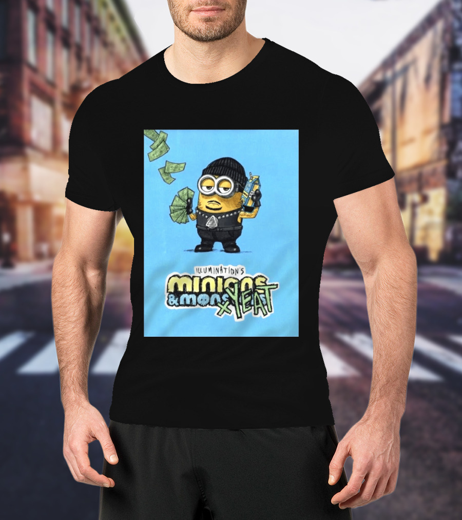 Illumination's Minions & Minions X Yeat Million Dollar Minion T-Shirt