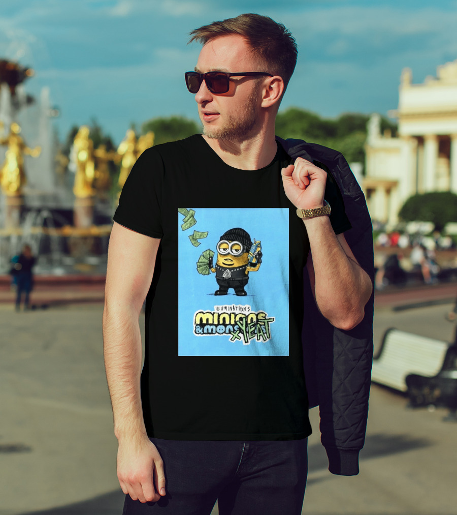 Illumination's Minions & Minions X Yeat Million Dollar Minion T-Shirt