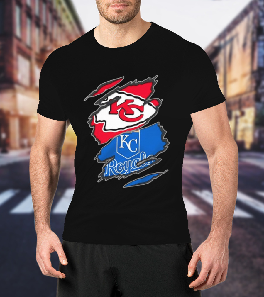 Kansas City Chiefs KC Kansas City Royals MLB Royals KC T-Shirt