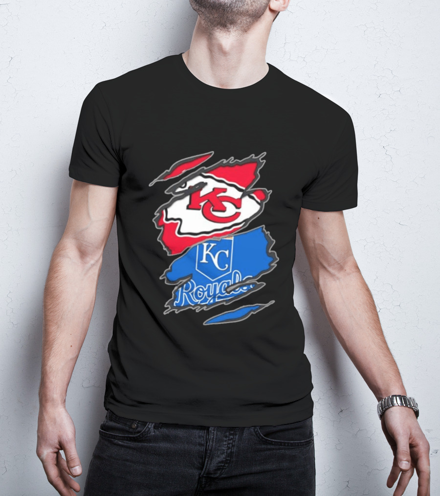 Kansas City Chiefs KC Kansas City Royals MLB Royals KC T-Shirt