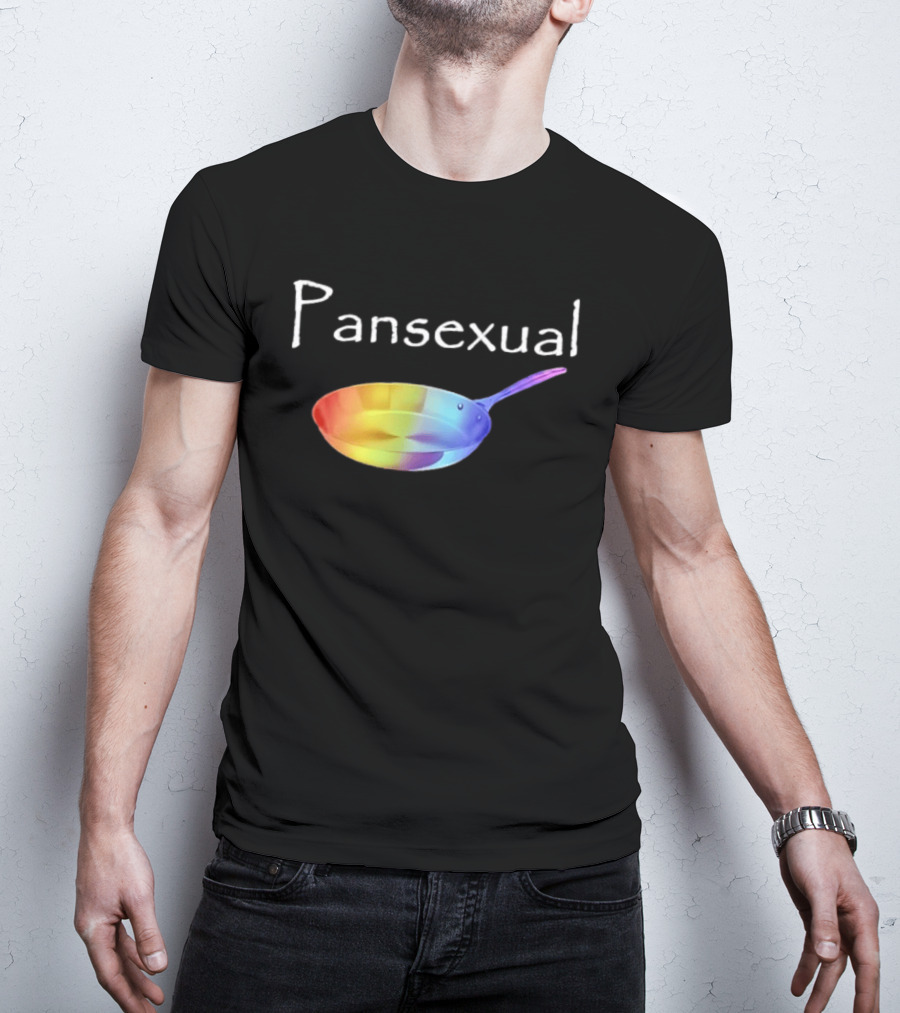 Pansexual Pan Rainbow Pride LGBTQIA Equality Colorful Identity Fun T-Shirt