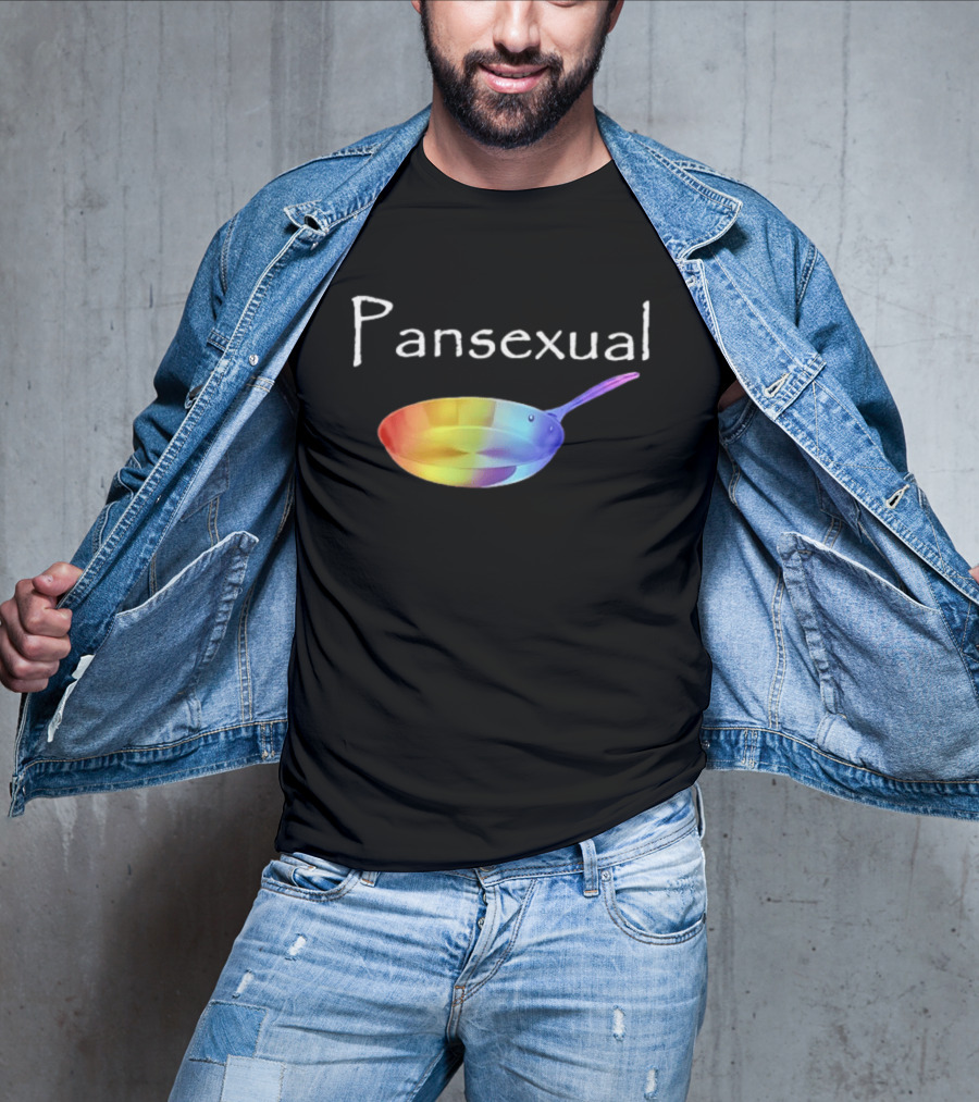 Pansexual Pan Rainbow Pride LGBTQIA Equality Colorful Identity Fun T-Shirt