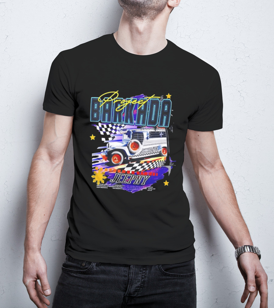 Project Barkada Jeepny Philippines Colorful Public Transport Culture T-Shirt