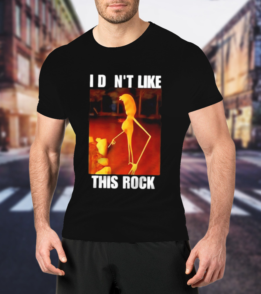 Salad Fingers I Don't Like This Rock Surreal Horror Meme T-Shirt