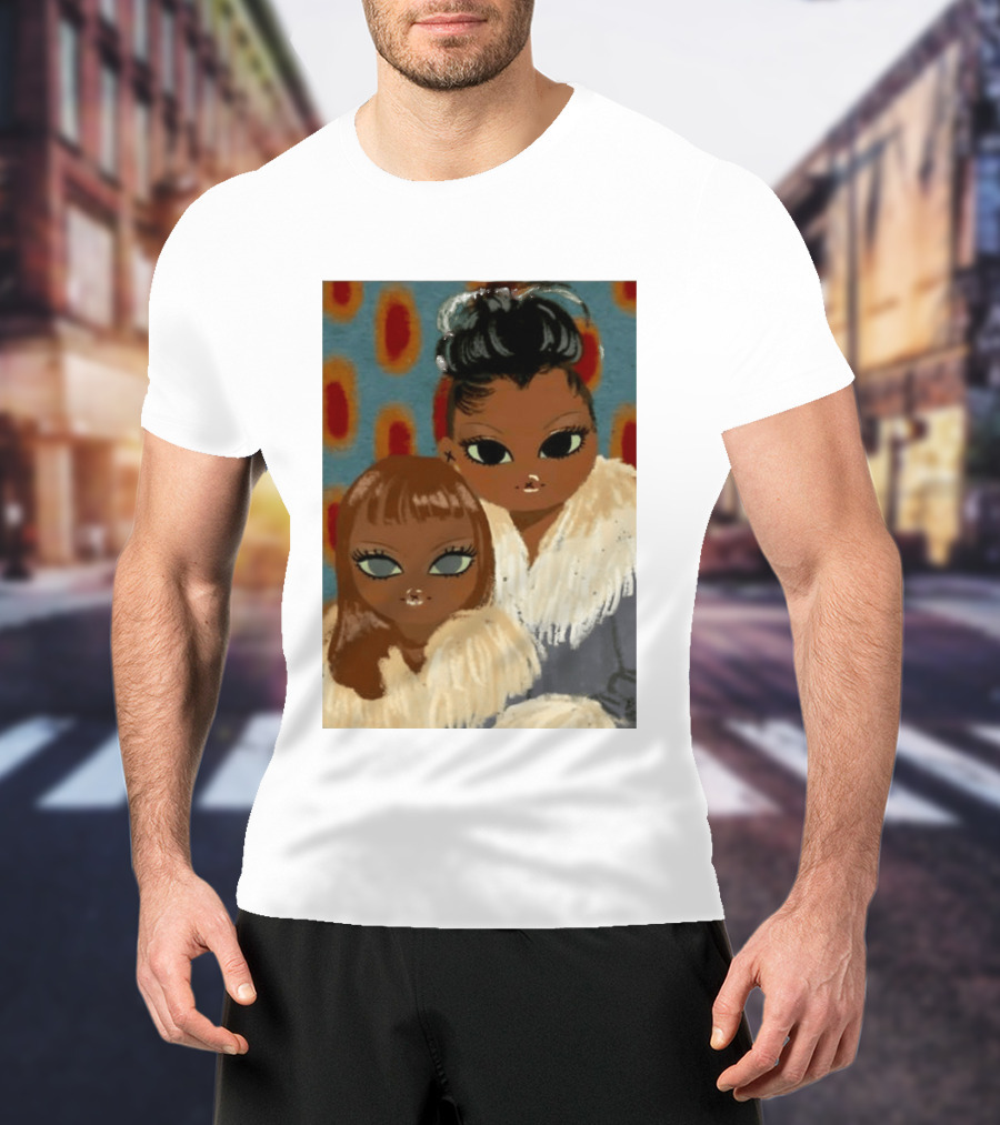 Bratz Dolls Cloe Yasmin Fashion Iconic Style Fur Outfits T-Shirt