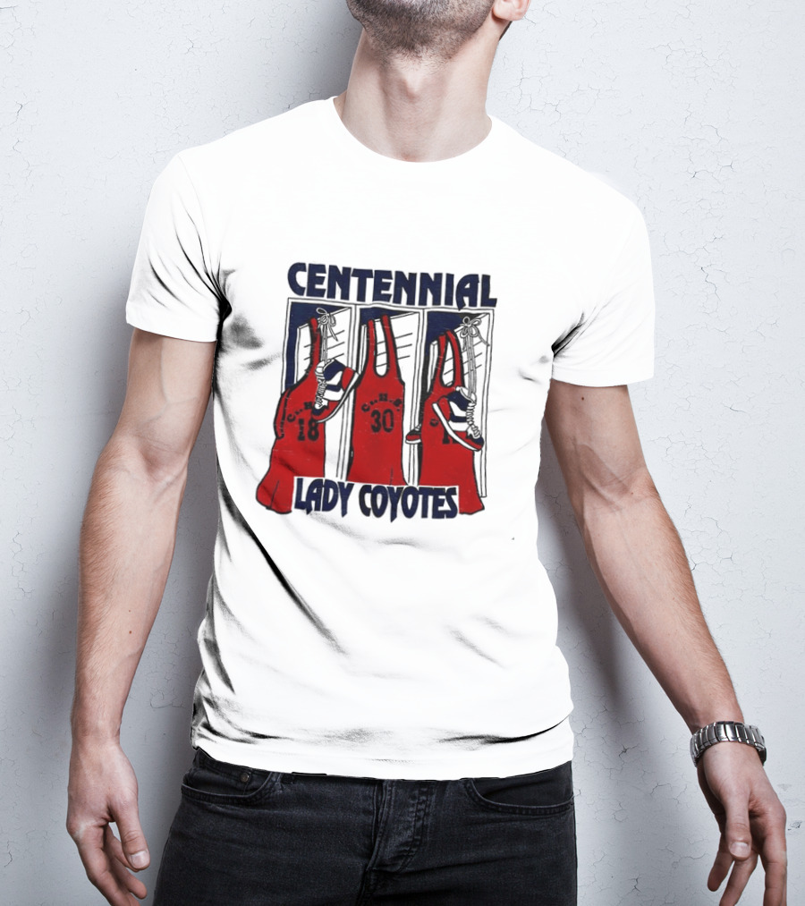 Centennial Lady Coyotes Basketball Team Jerseys With Numbers 18 30 T-Shirt