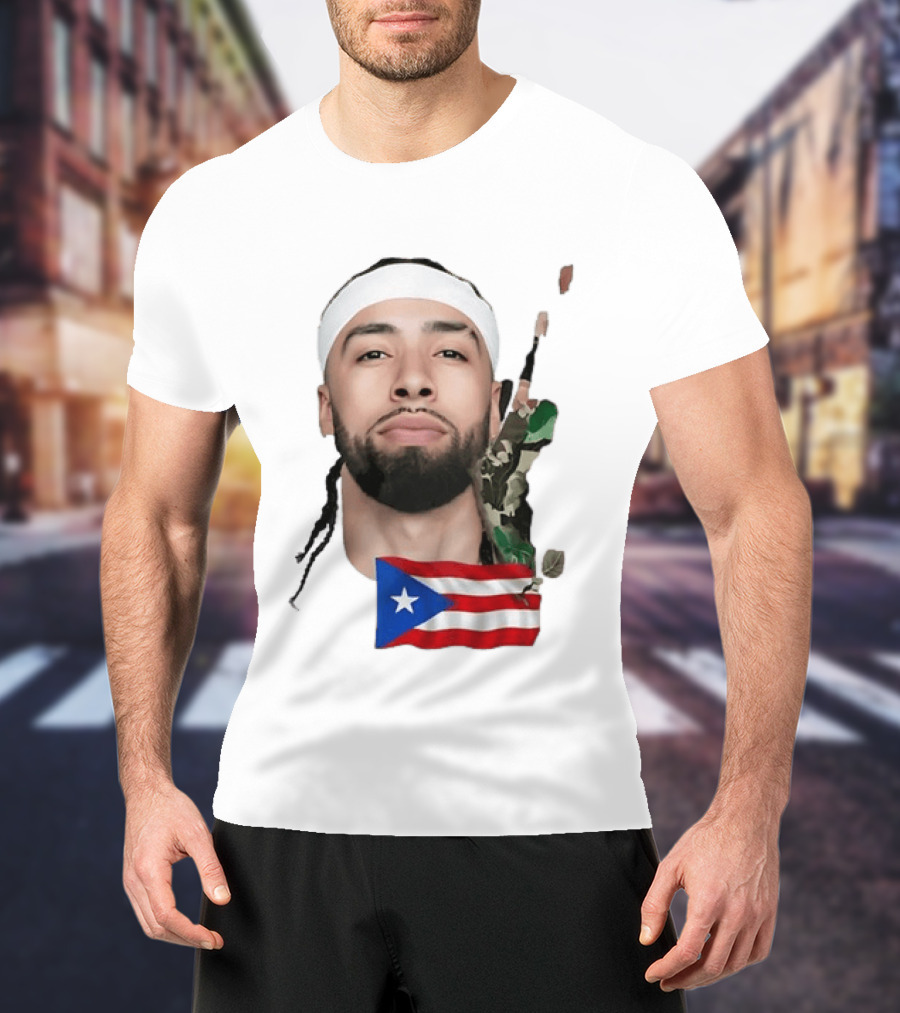 Francisco Lindor New York Mets Puerto Rico Flag Baseball Player T-Shirt