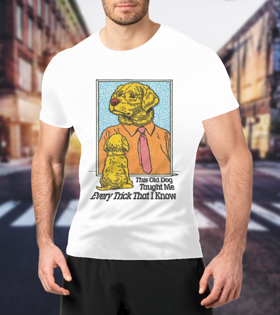 Mac Demarco This Old Dog Taught Me Every Trick That I Know Cartoon Dogs In Mirror T-Shirt
