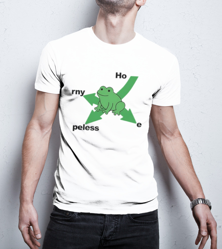 Ho Rn Y Peless Frog Directional E T-Shirt