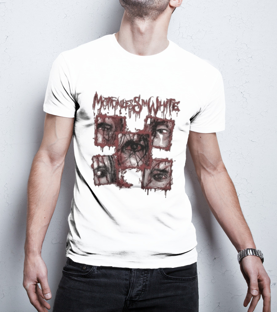 Motionless In White Bloodshot Eyes And Dripping Red 2026 T-Shirt