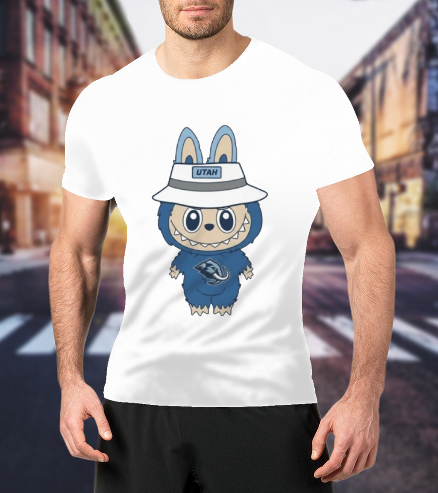 Utah Mammoth Cute Furry Character With Hat T-Shirt